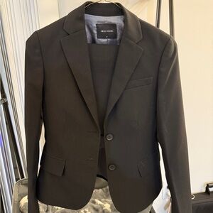 Woman Black Suit Jacket with skirt in size XS